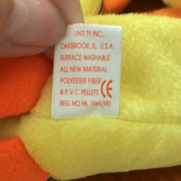 1993 AND 1995 TY BEANIE BUDDY QUACKERS & 2 BEANIE BABY QUACKERS - Picture 11 of 17